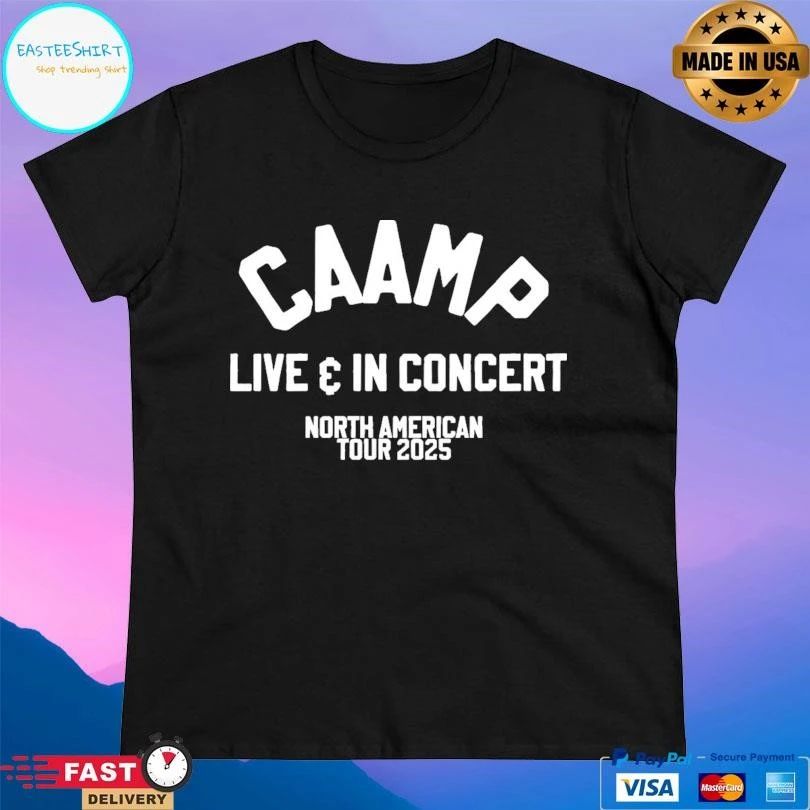 Caamp Live And In Concert North American Tour 2025 T-shirts