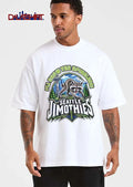 The Seattle Jimothies Ill Show You Spineless Cartoon Raccoon Space Needle Mountain Landscape shirt