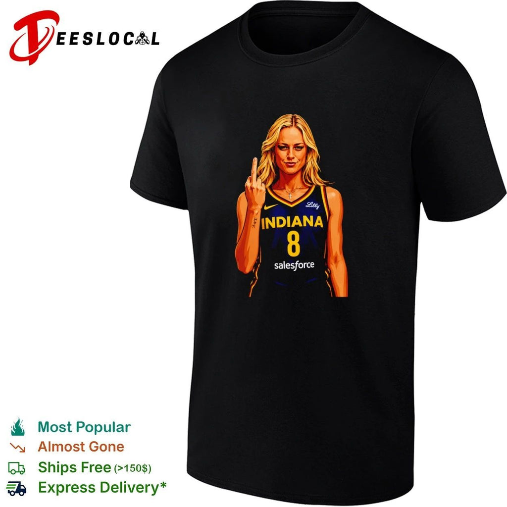 Sophie Cunningham Indiana Fever 8 WNBA T-shirt