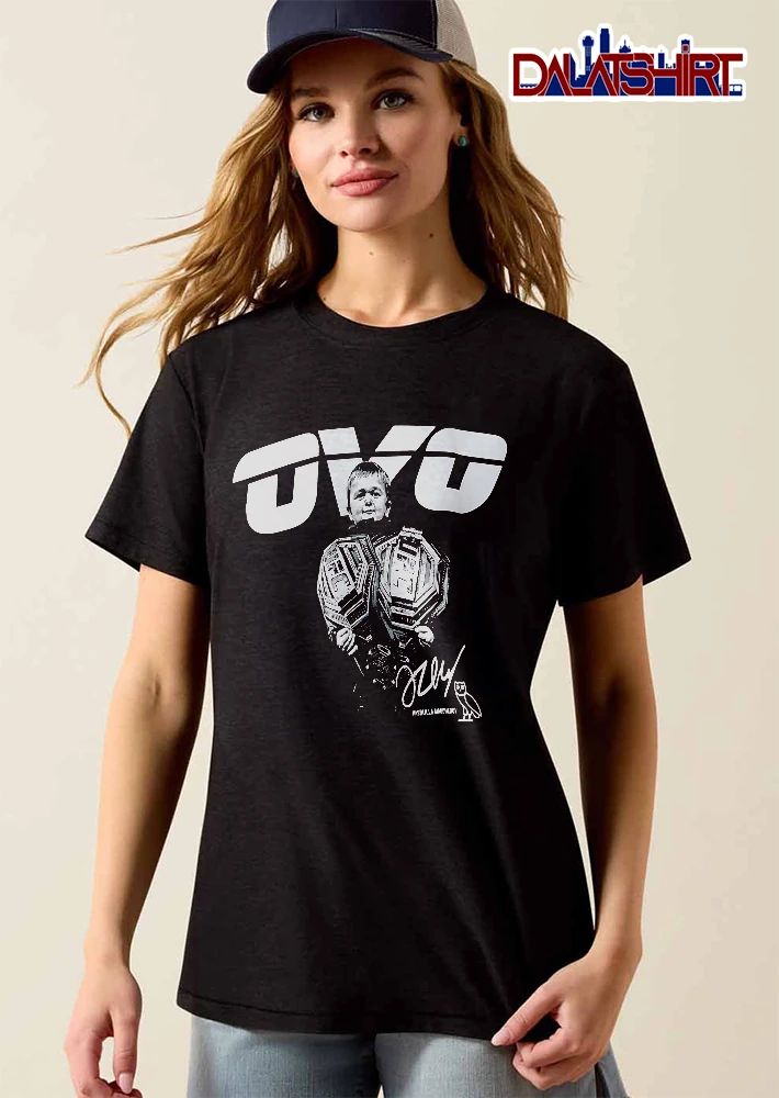 Ufc Ovo Hasbulla Magomedov Holding Two Championship Belts Owl Logo shirt