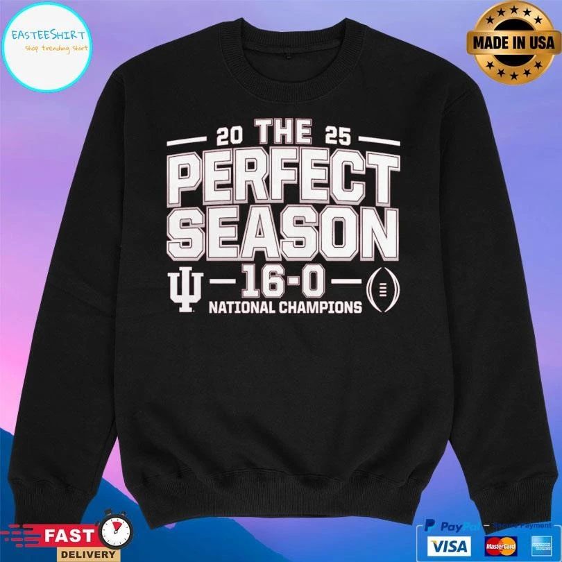 The Perfect Season 16-0 National Champions 2025 T-shirts