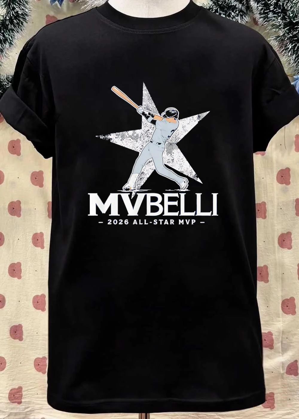 2026 All-Star MVP Baseball Player Swinging Bat MVBELLI shirt