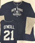 Paul O'neill Mens 4x Yankees Long Sleeve Shirt MLB New