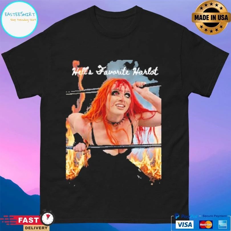 Priscilla Kelly Hell’s Favorite Harlot Bleeding For The Fame T-shirts