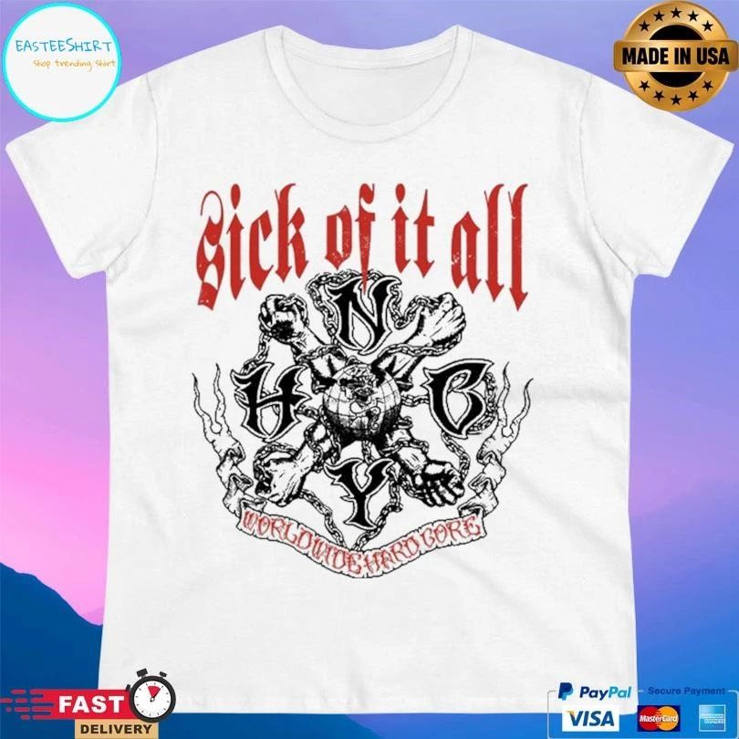 Sick Of It All World Wide Hard Core T-shirts