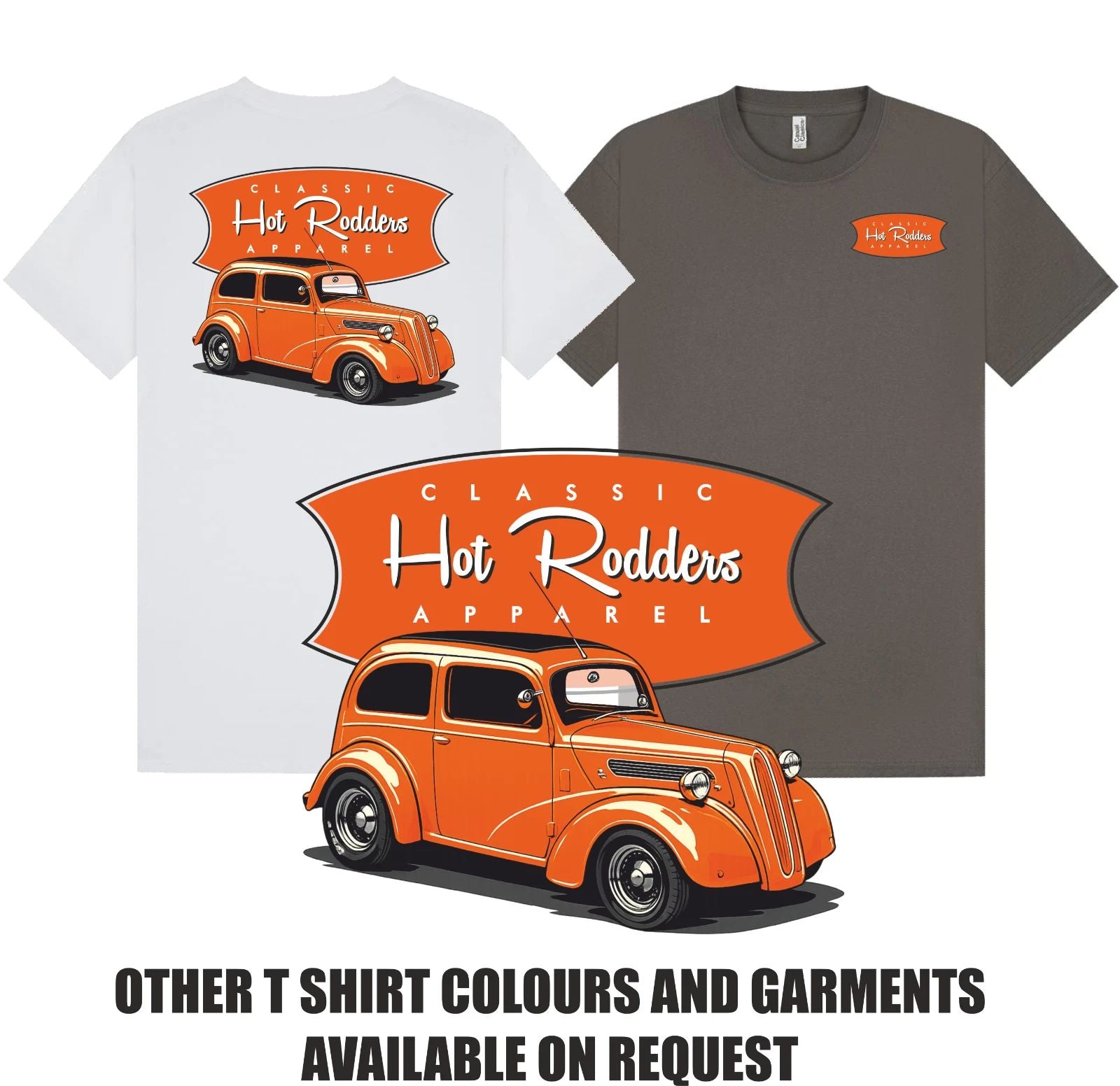 Retro Vintage Style Hor Rodders  Ford Pop Hot Rod T Shirts C/O Alan White S-5XL