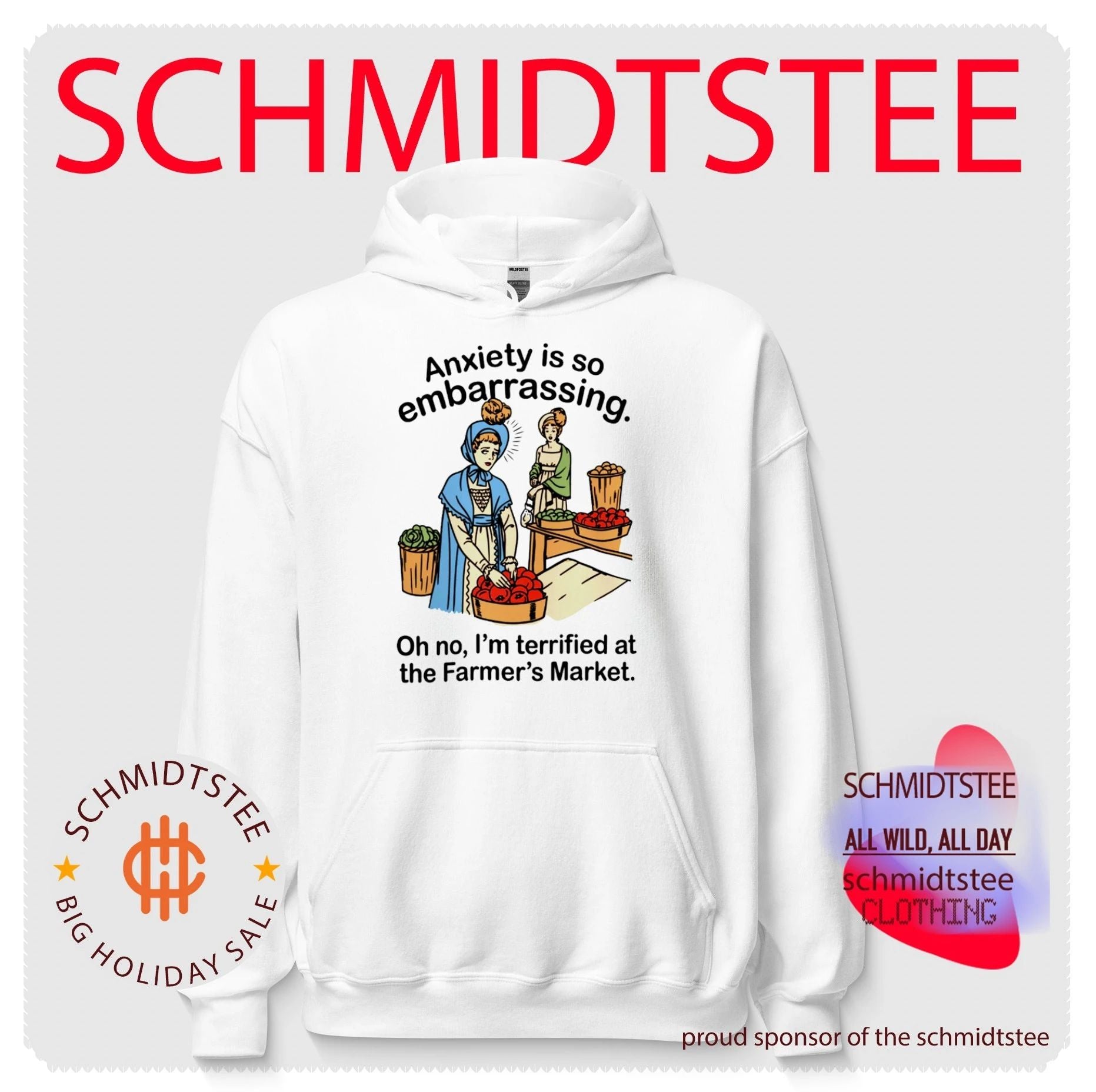 Anxiety Is so Embarrassing Terrified at the Farmer’s Market shirt