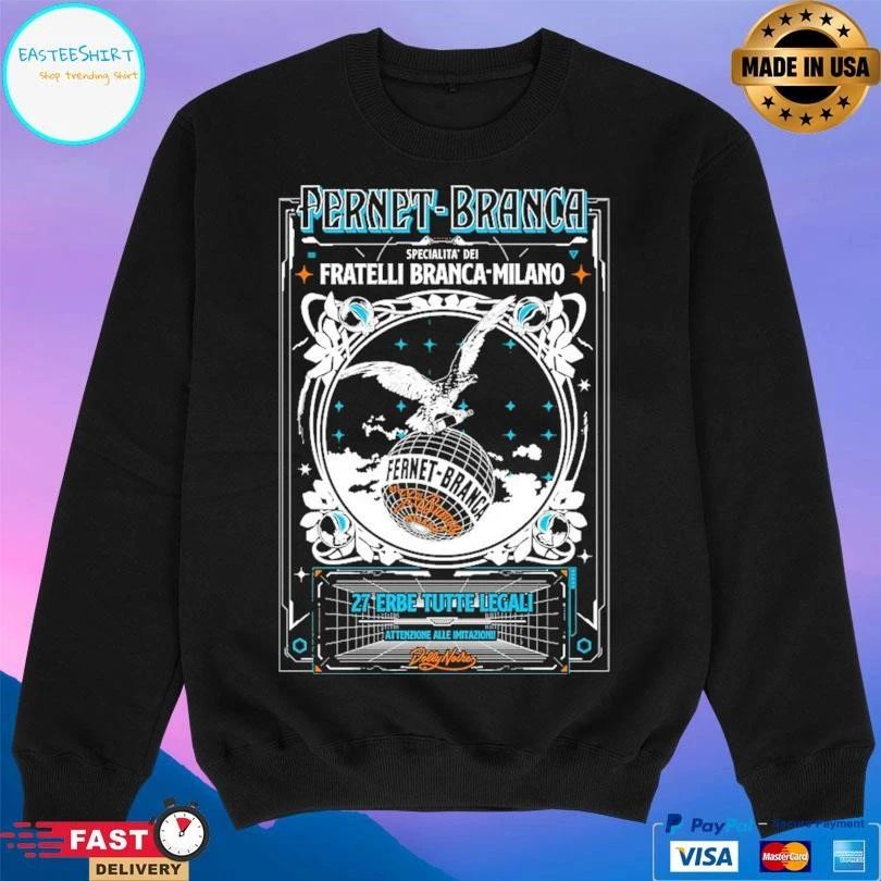 Fernet-Branca Specialita Dei Fratelli Branca-Milano 27 Erbe Tutte Legali Attenzione Alle Imitazioni T-shirts