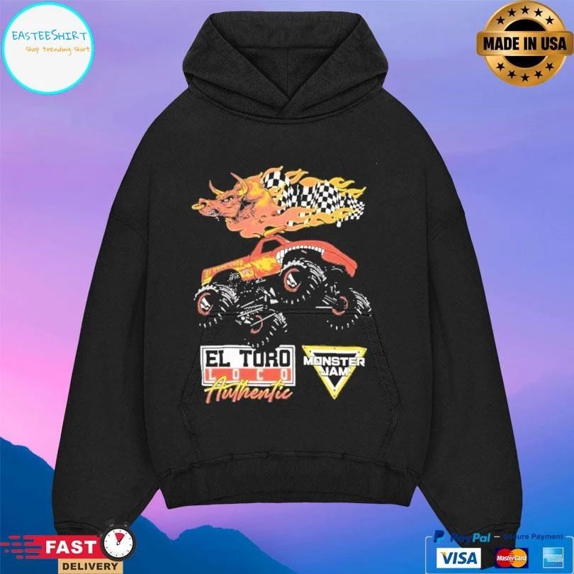 Monster Jam Grave Digger El Toro Loco Megalodon Truck T-shirts