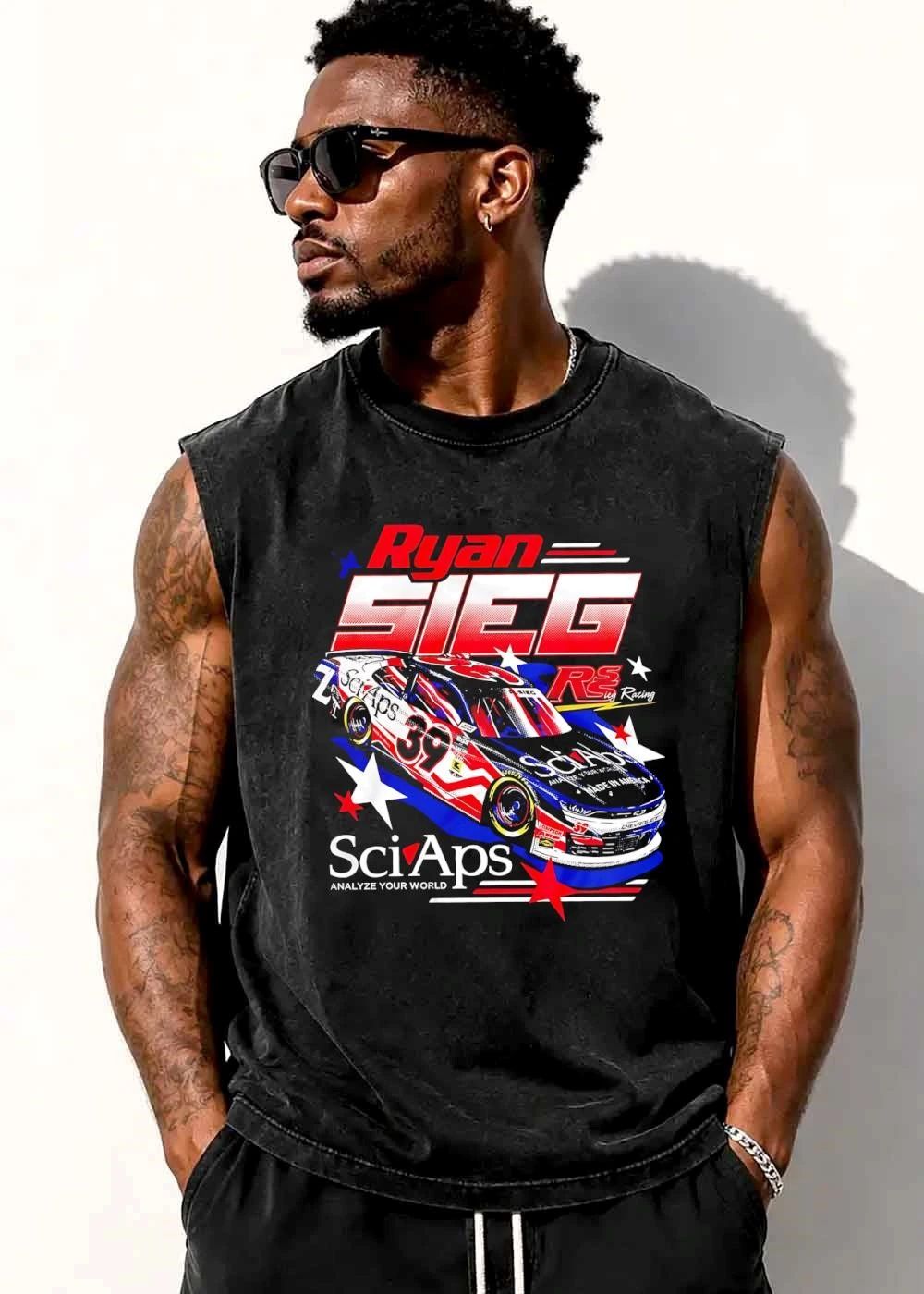 Rss Racing Sciaps Analyze Your World Ryan Sieg 39 Race Car Stars Halftone shirt