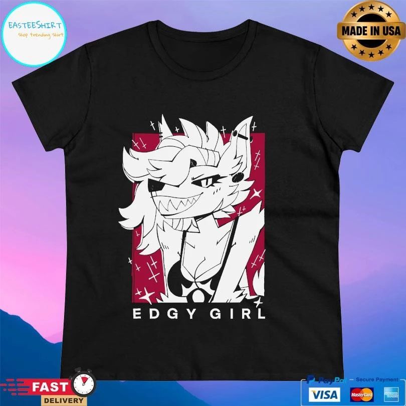 Edgy Girl Sexy Dog T-shirts