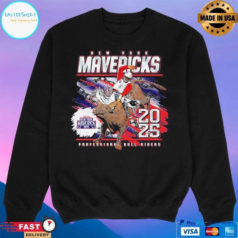 New York Mavericks 2025 Event Professional Bull Riders T-shirts