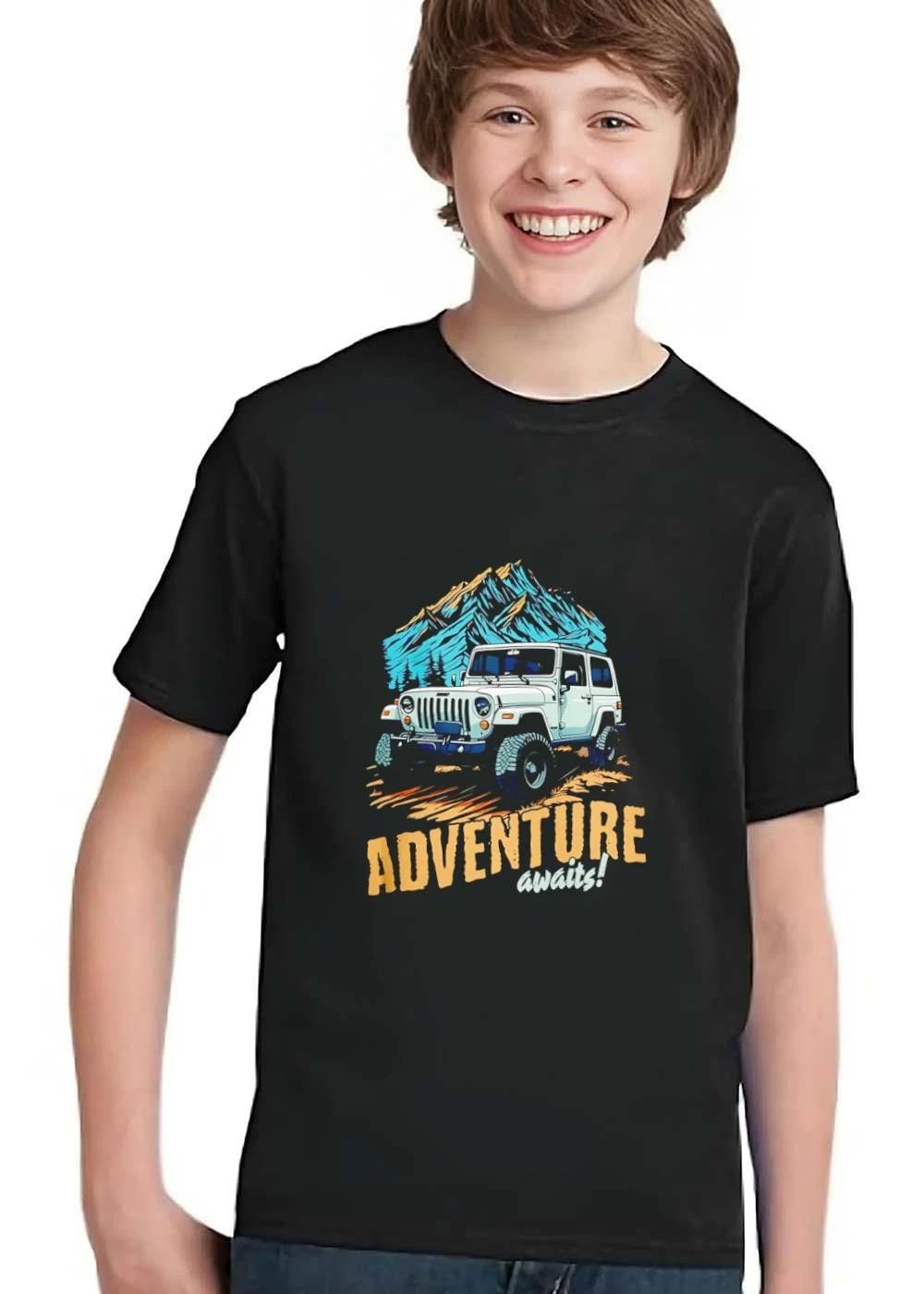Adventure Awaits White Off Road Suv Rocky Mountain Landscape shirt