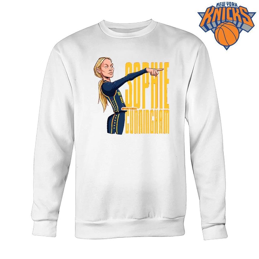 Sophie Cunningham Phoenix Mercury WNBA Basketball Fan Caricature Shirt