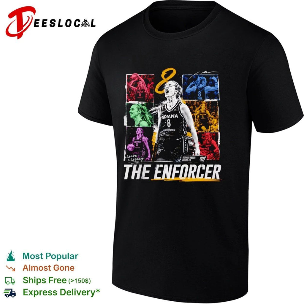 Sophie Cunningham Indiana Fever The Enforcer Leave a Legacy Guard 8 T-shirt