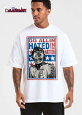 Hated In The Nation Gg Allin Tattooed Singer Halftone Photo Stars shirt