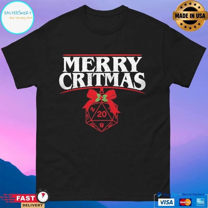 Merry Critmas D20 Christmas 2025 T-shirts