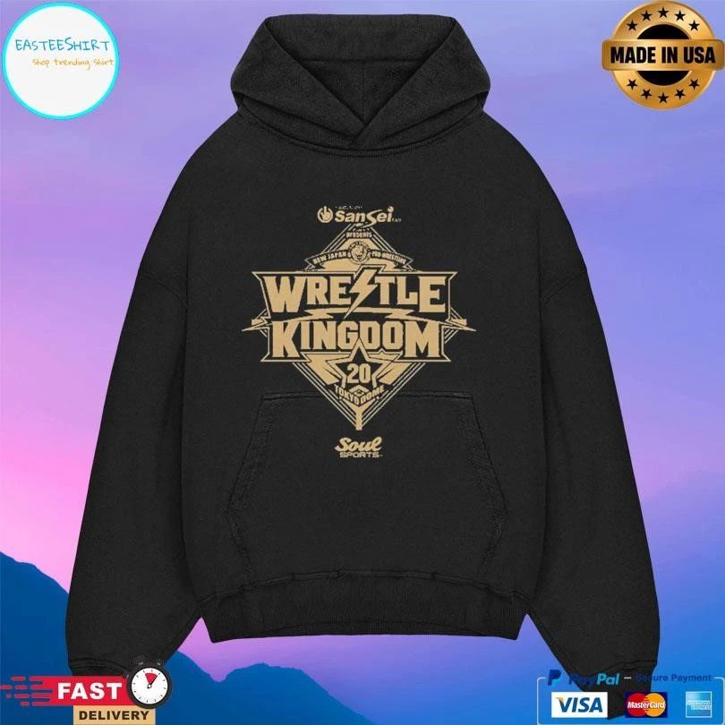 Sansei Presents New Japan Pro Wrestling Wrestle Kingdom 20 Tokyo Dome Soul Sports T-shirts
