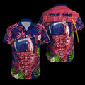 Personalized New York Giants Tiki Tropical Hawaiian Shirt