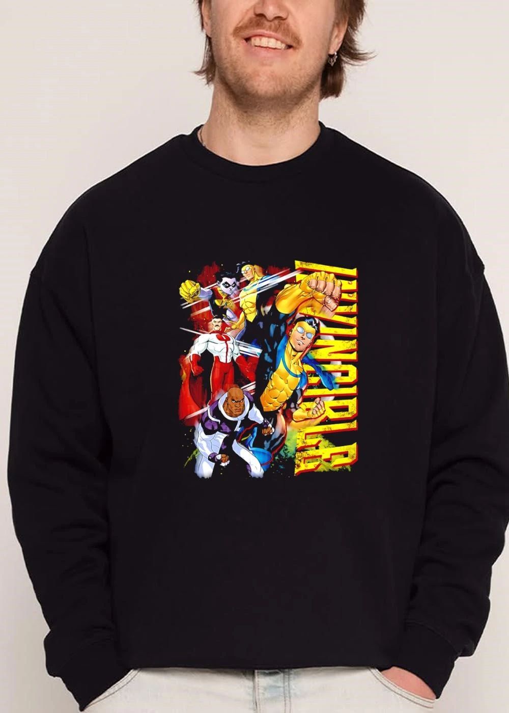 Invincible Omni Man Bulletproof Flying Superheroes Comic shirt