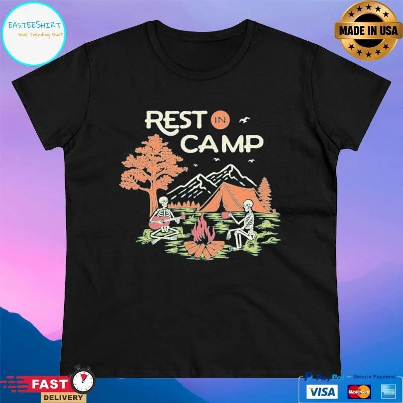 Rest In Camp Skeletons T-shirts