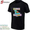 Dallas Pythons Ballerz basketball pixel art T-shirt