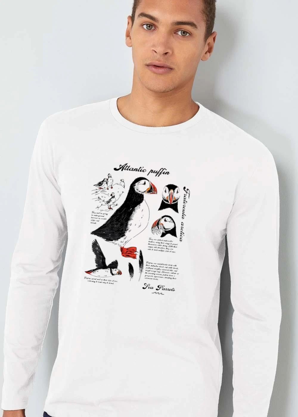 Atlantic Puffin Fratercula Arctica Sea Parrots Educational Bird shirt