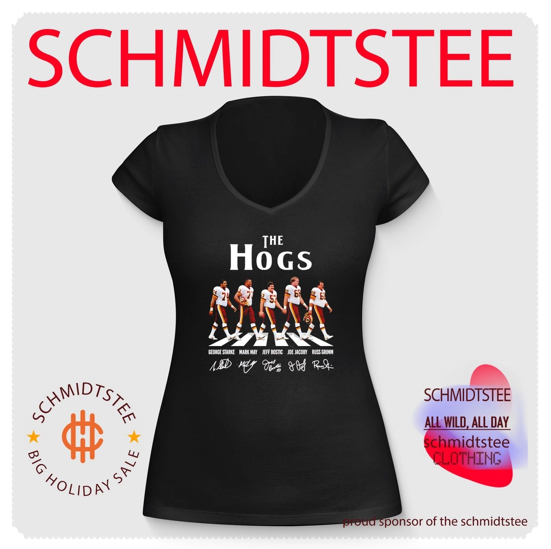 Washington Redskins the Hogs Abbey Road signature shirt