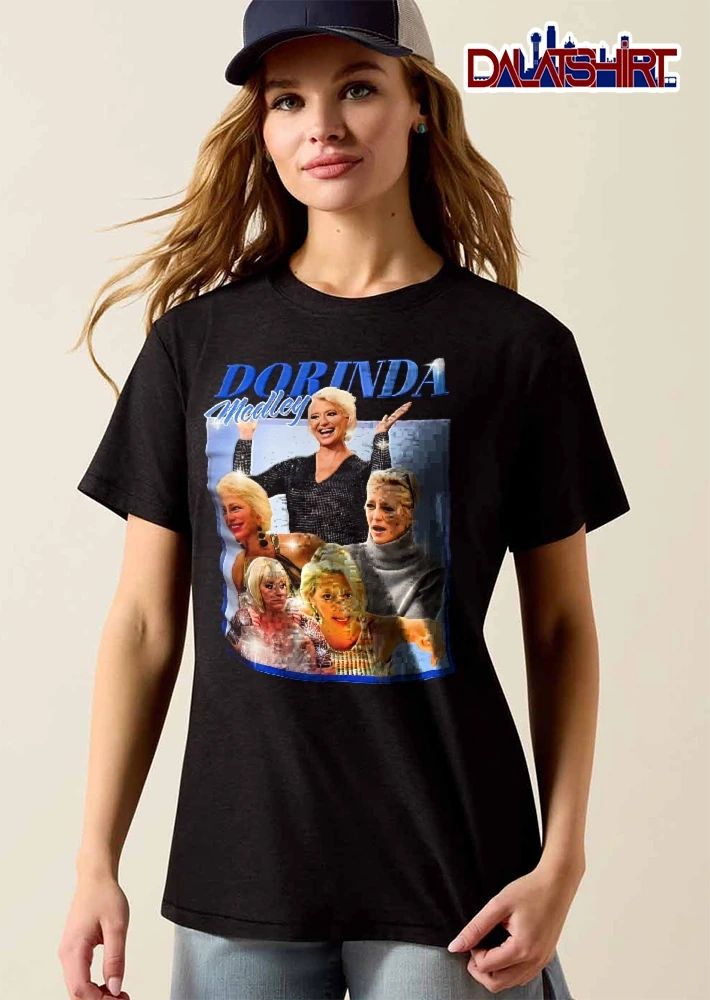 Dorinda Medley Bootleg Photo Collage Expressive Faces Sparkle Frame shirt