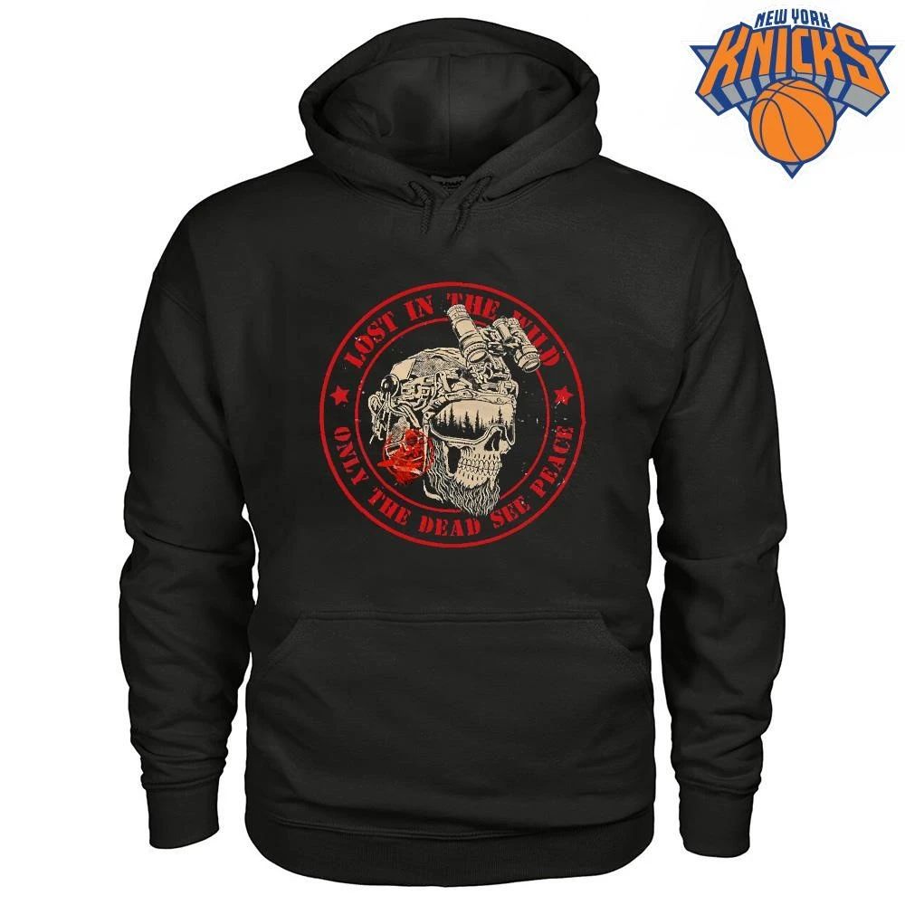 Lost In The Wild Only The Dead See Peace Skull Tactical Shirt