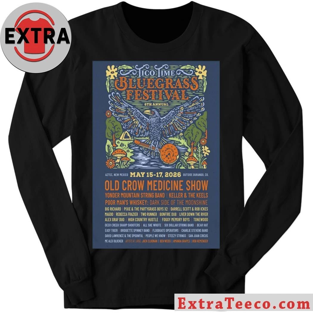 The 6th Annual Bluegrass Festival Aztec NM On May 15–17 2026 Poster Shirt