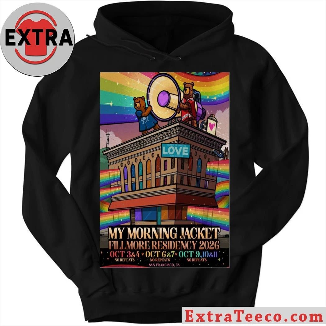 My Morning Jacket Shows at The Fillmore San Francisco, CA Oct 3-11, 2026 Poster Shirt