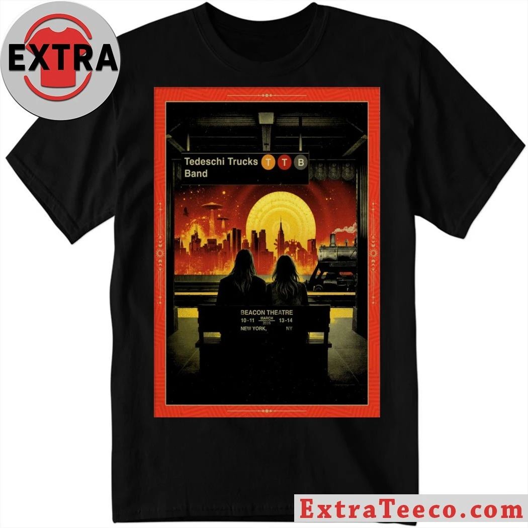 Poster Tedeschi Trucks Band At Beacon Theatre In New York, NY On March 10-14 2026 Shirt