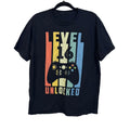 Level 16 Unlocked Shirt L/XL Black Casual Simple Everyday Graphic Streetwear