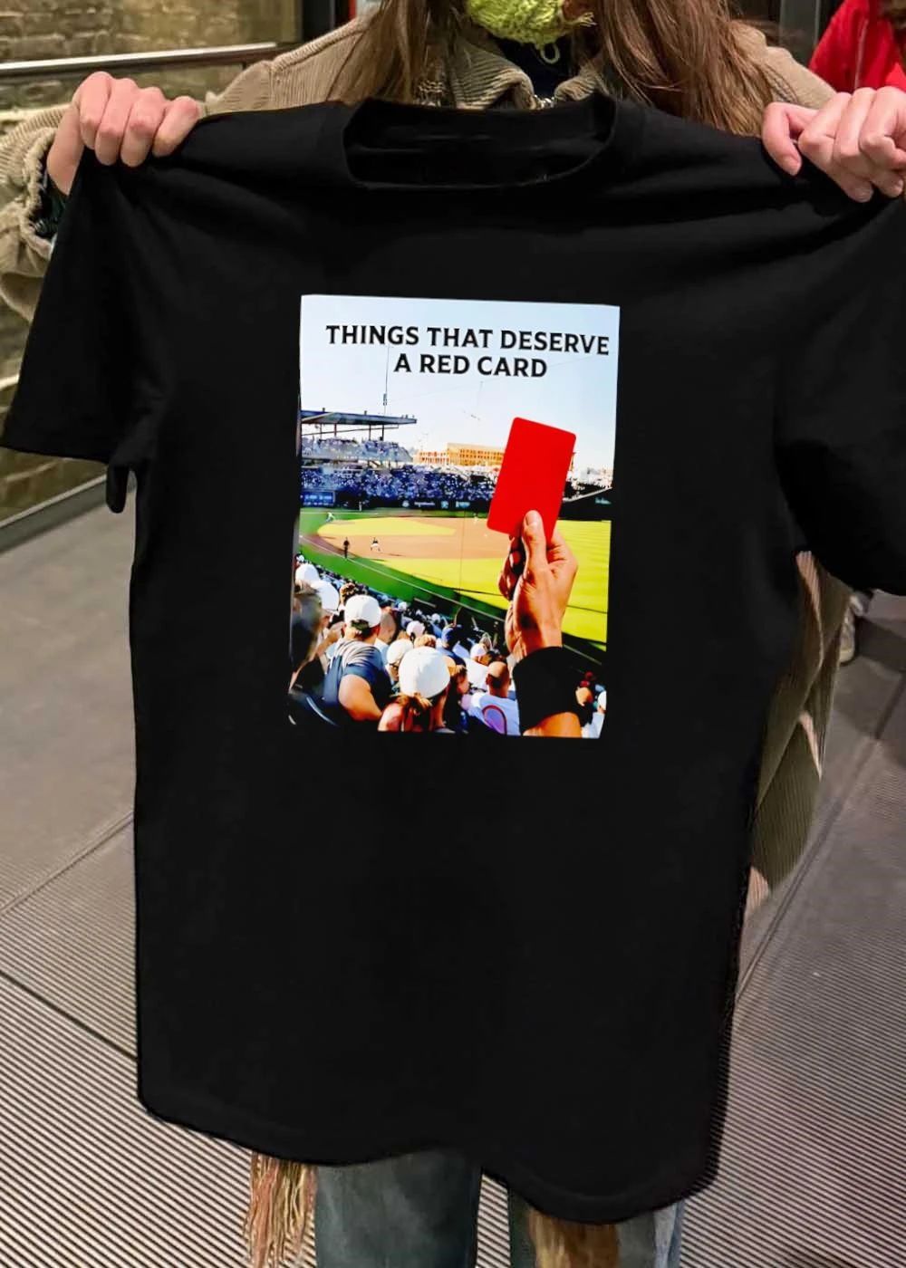 Sports Fanatic Gift Things That Deserve a Red Card Soccer Shirt