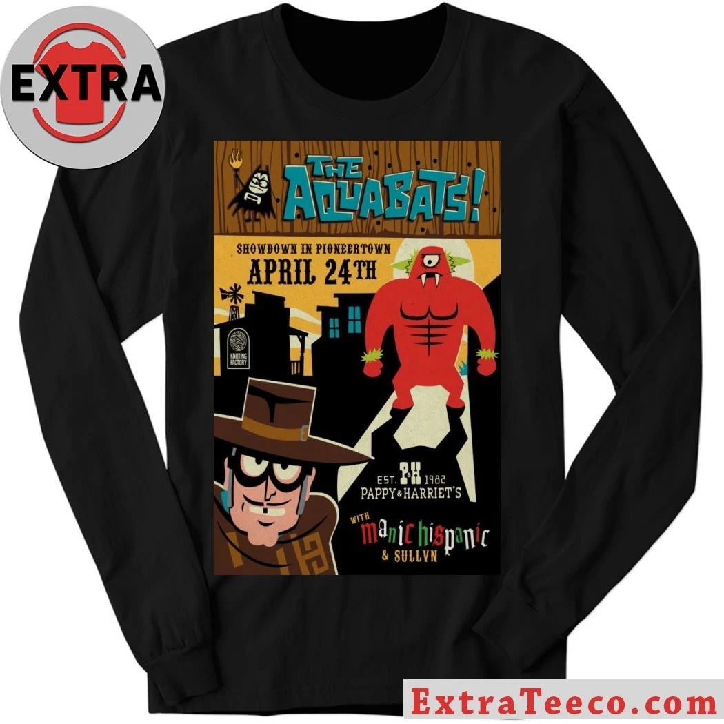 The Showdown in Pioneertown Aquabats Manic Hispanic 4.24.2026 Poster Shirt