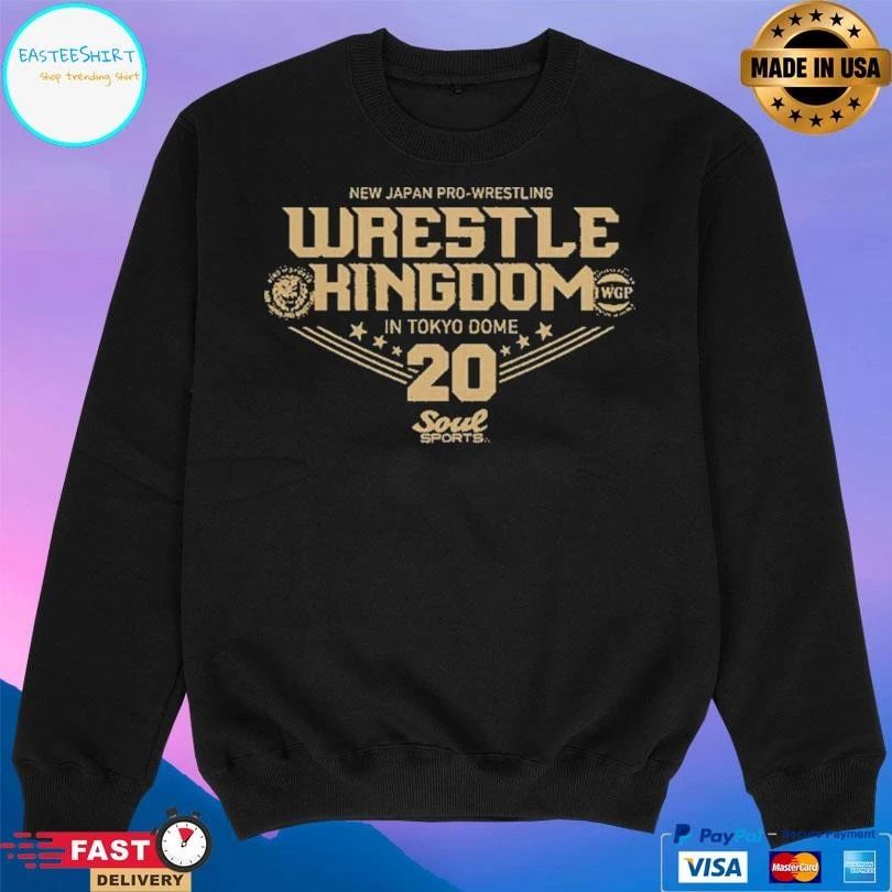 New Japan Pro-wrestling Wrestle Kingdom In Tokyo Dome 20 Soul Sports T-shirts