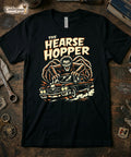 Hearse Hopper T-Shirt Retro Horror Punk Graphic Tee Psychobilly Monster S-5XL