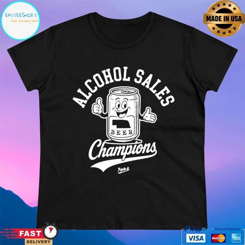 Alcohol Sales Champions Beer T-shirts