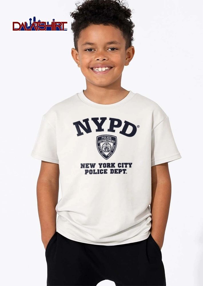 Nypd New York City Police Dept Shield Badge Logo Distressed shirt