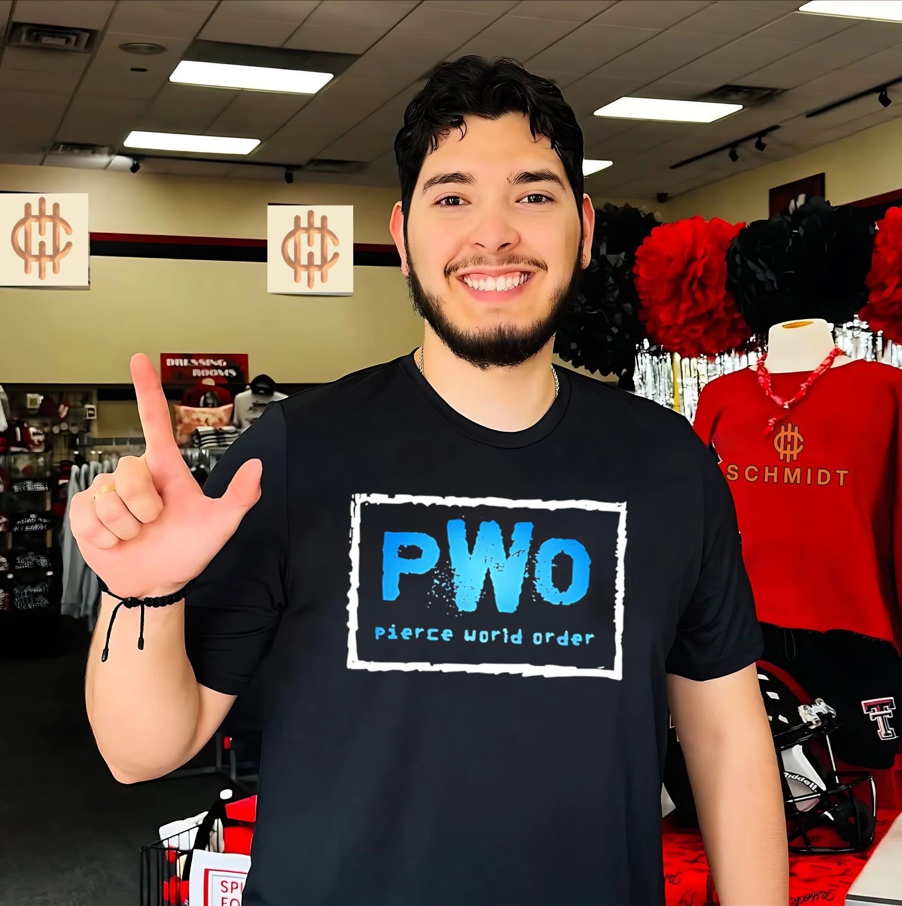 Johnny Pierce PWO Pierce World Order shirt