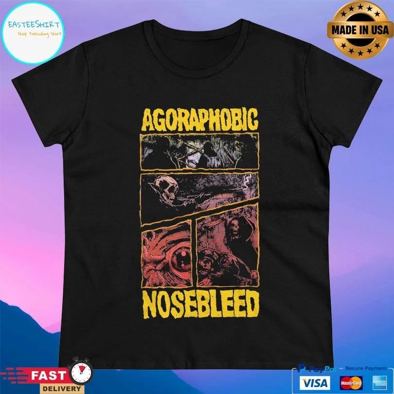 Agoraphobic Nosebleed Dark Comic T-shirts