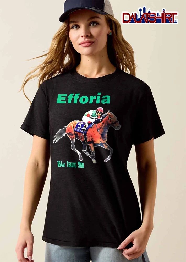 Efforia 164th Tenno Sho Japanese Racehorse Jockey Running shirt