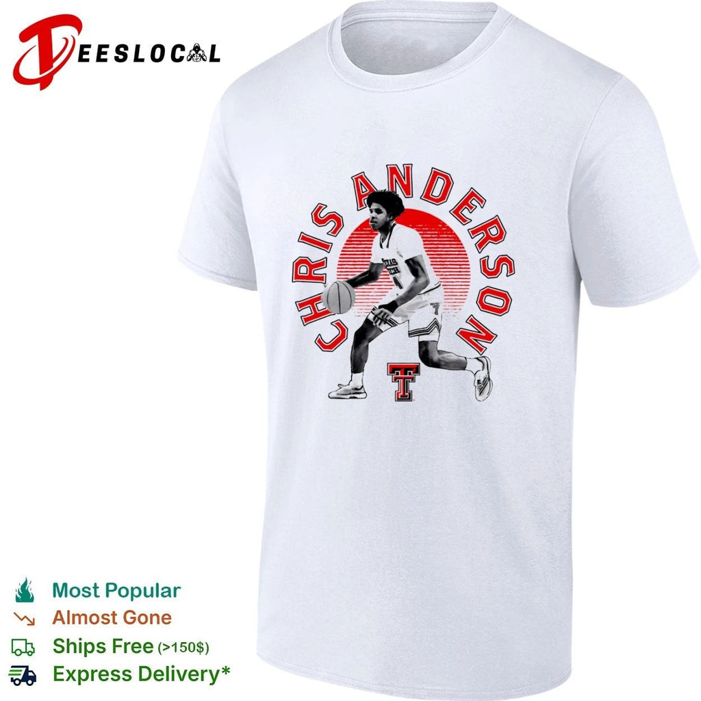 Chris Anderson Texas Tech Red Raiders Basketball T-shirt