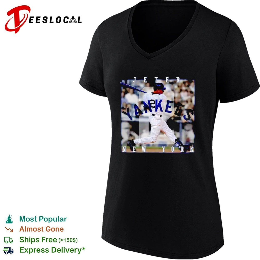 Derek Jeter New York Yankees MLB Baseball T-shirt