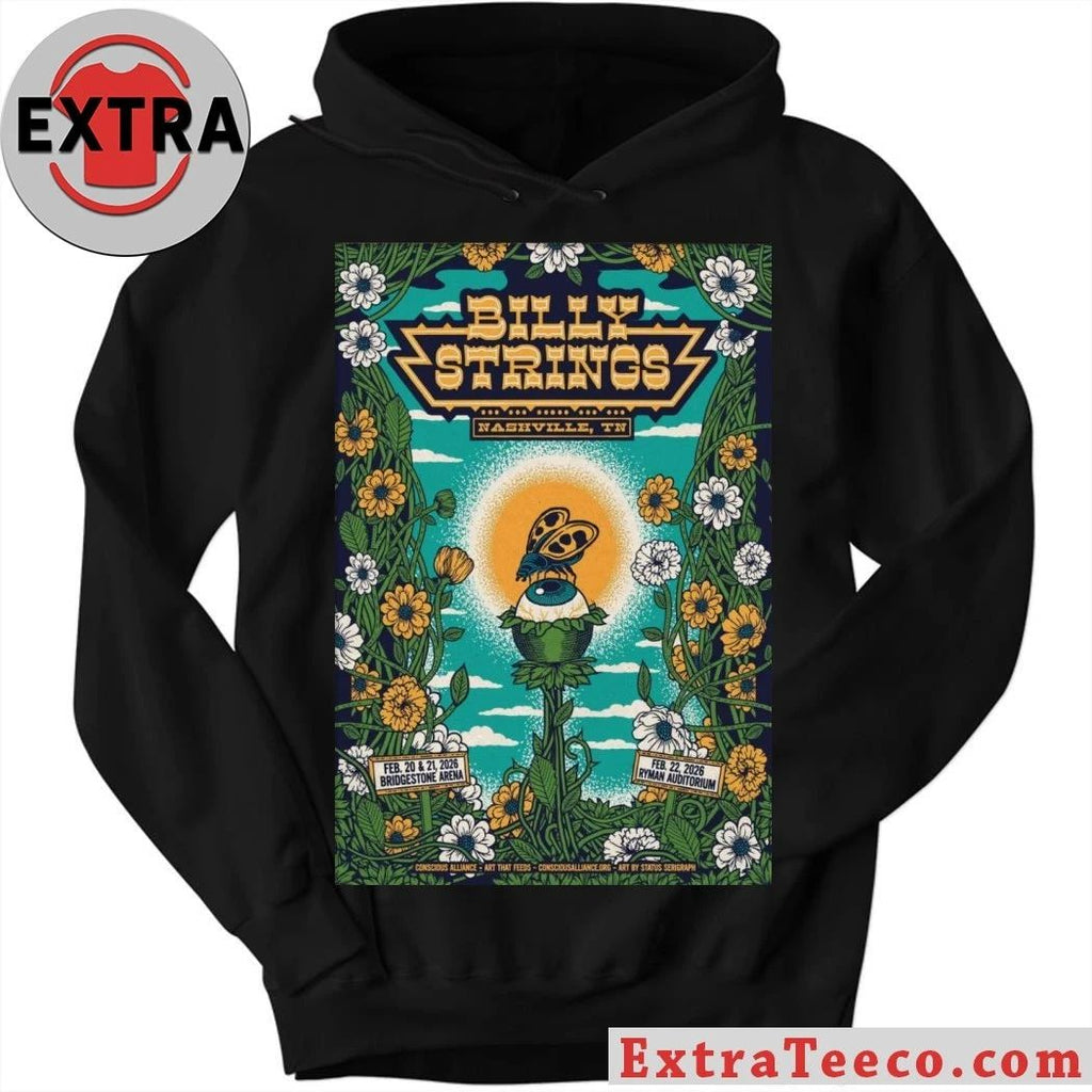 Billy Strings Feb 20-21 2026 Nashville TN Poster Shirt