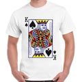 King Playing Card Logo Vintage Ideal Gift Cool Unisex Retro T Shirt 218