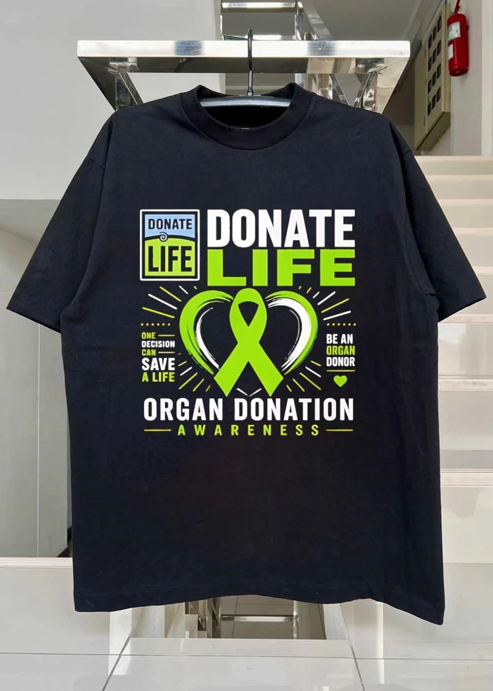 Donate Life One Decision Can Save A Life Be An Organ Donor Awareness shirt