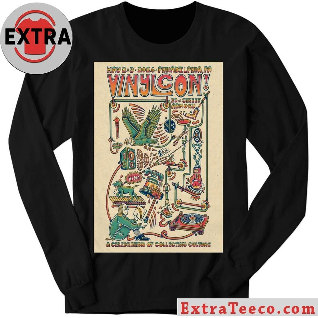 Vinylcon! Philadelphia PA 5-2 5-3-2026 Poster T-Shirt