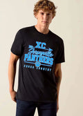 Jerseyville Panthers Xc Cross Country Arrow Light Blue Paw Print shirt